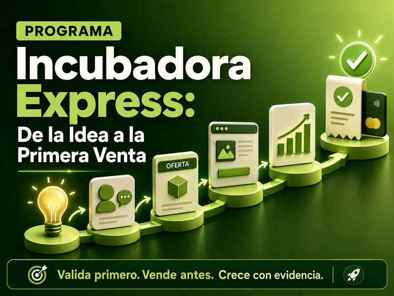 Incubadora Express: De la Idea a la Primera Venta